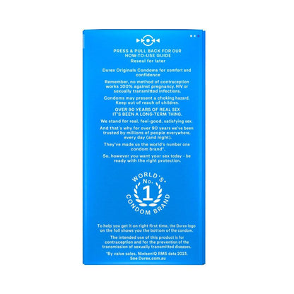 Durex Regular Condoms Original - 30 pack