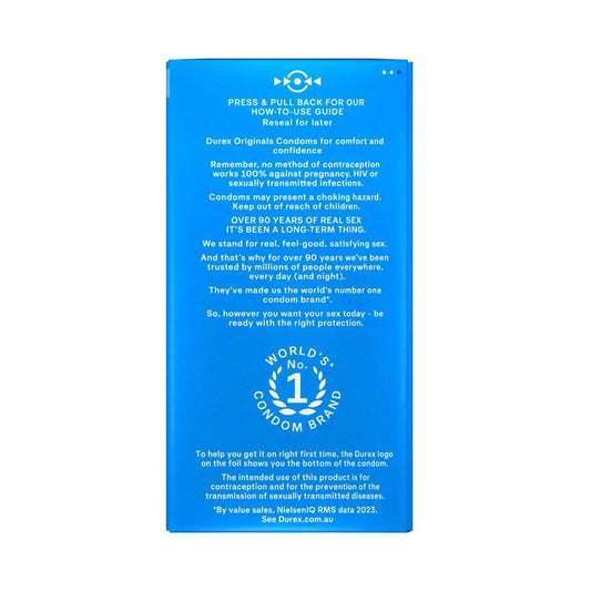 Durex Regular Condoms Original - 30 pack