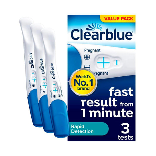 Clearblue Visual Rapid Detection Pregnancy Test Kit - 3 pack