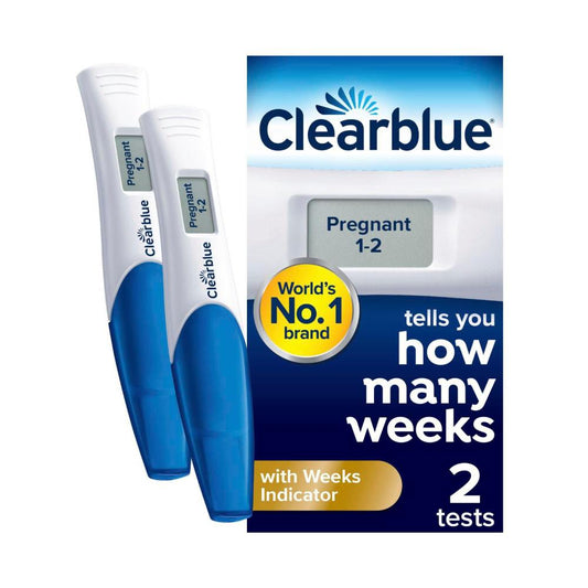 Clearblue Digital With Weeks Indicator Pregnancy Test - 2 Pack