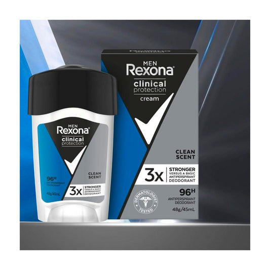 Rexona Men Deodorant 96hr inical Cream ean Scent - 45mL