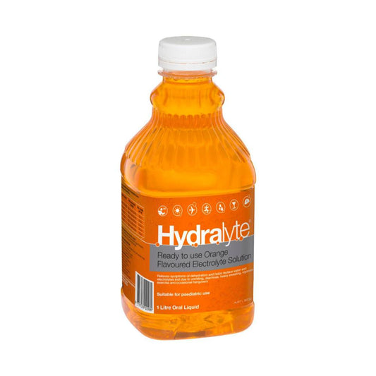 Hydralyte Electrolyte Solution Orange Flavour - 1L
