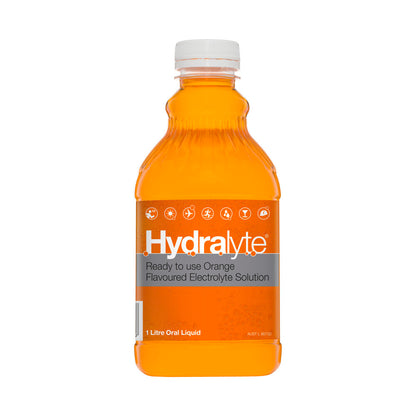 Hydralyte Electrolyte Solution Orange Flavour - 1L