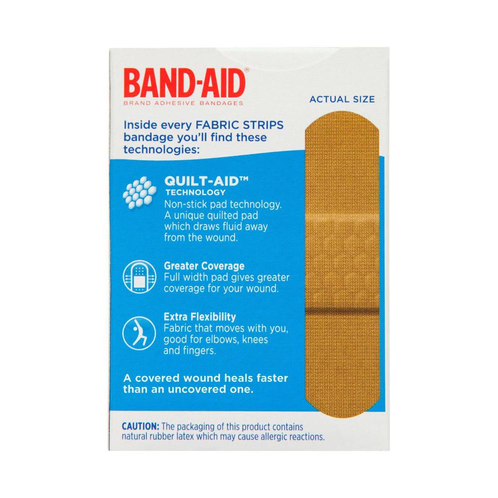Band-Aid Fabric Strips - 50 pack