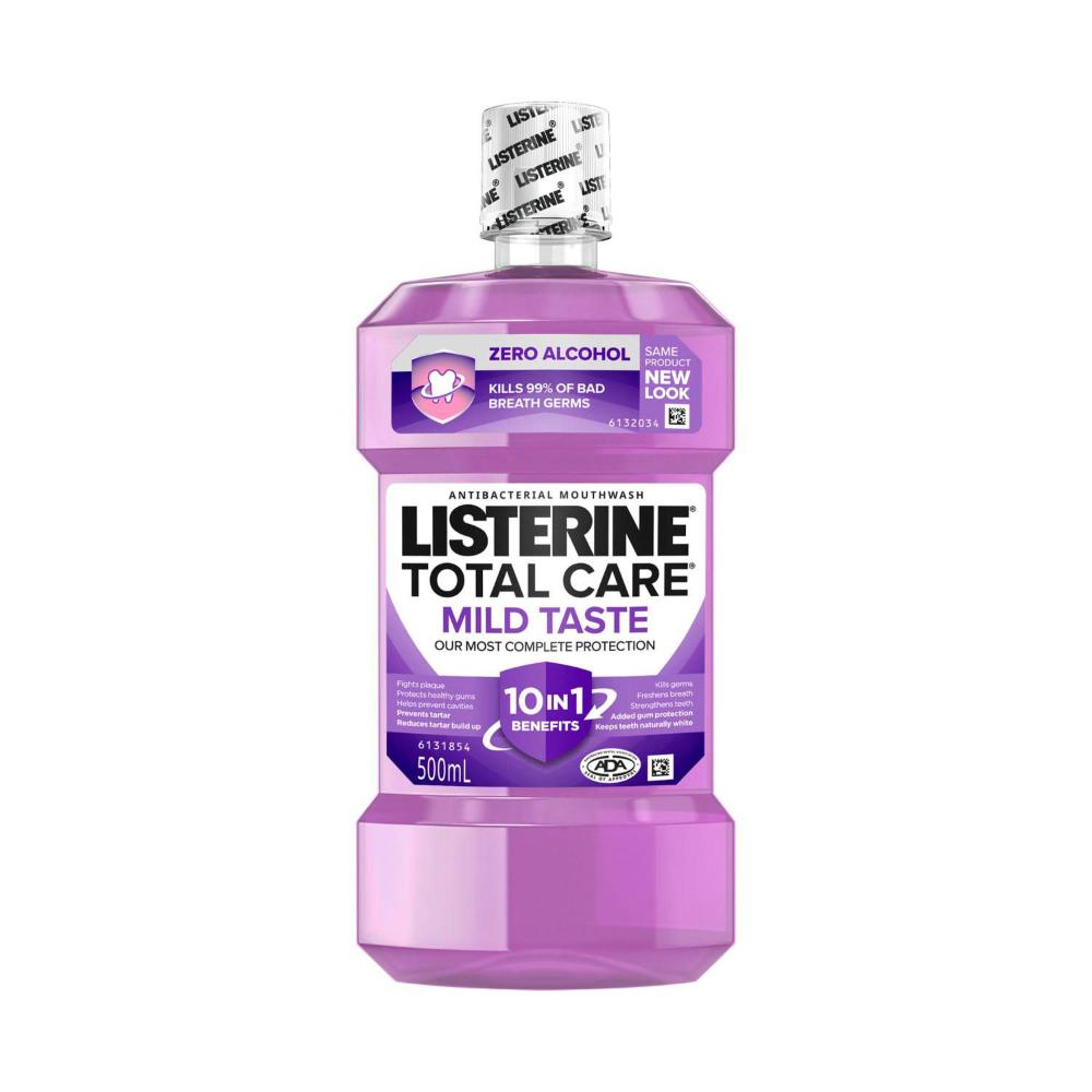 Listerine Total Care Zero Mouthwash - 500mL