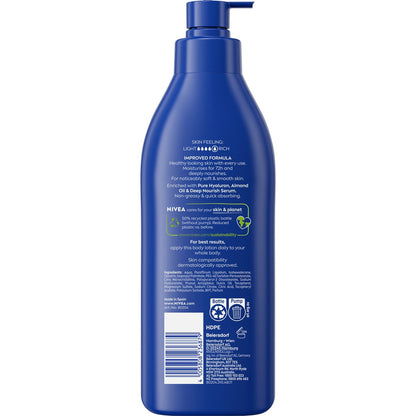 Nivea Rich Nourishing Body Lotion Deep Moisturiser For Dry Skin 400ml