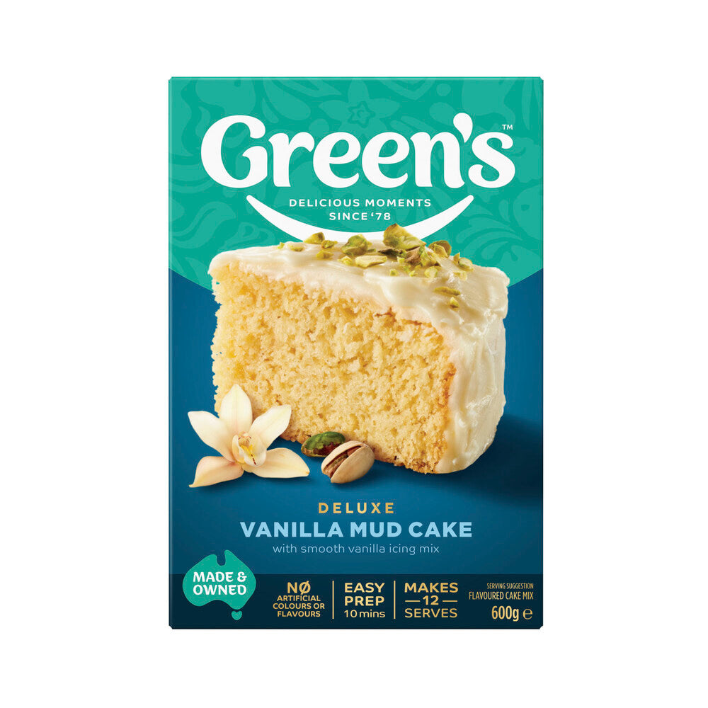 Green's Deluxe Vanilla Mud Cake Mix - 600g