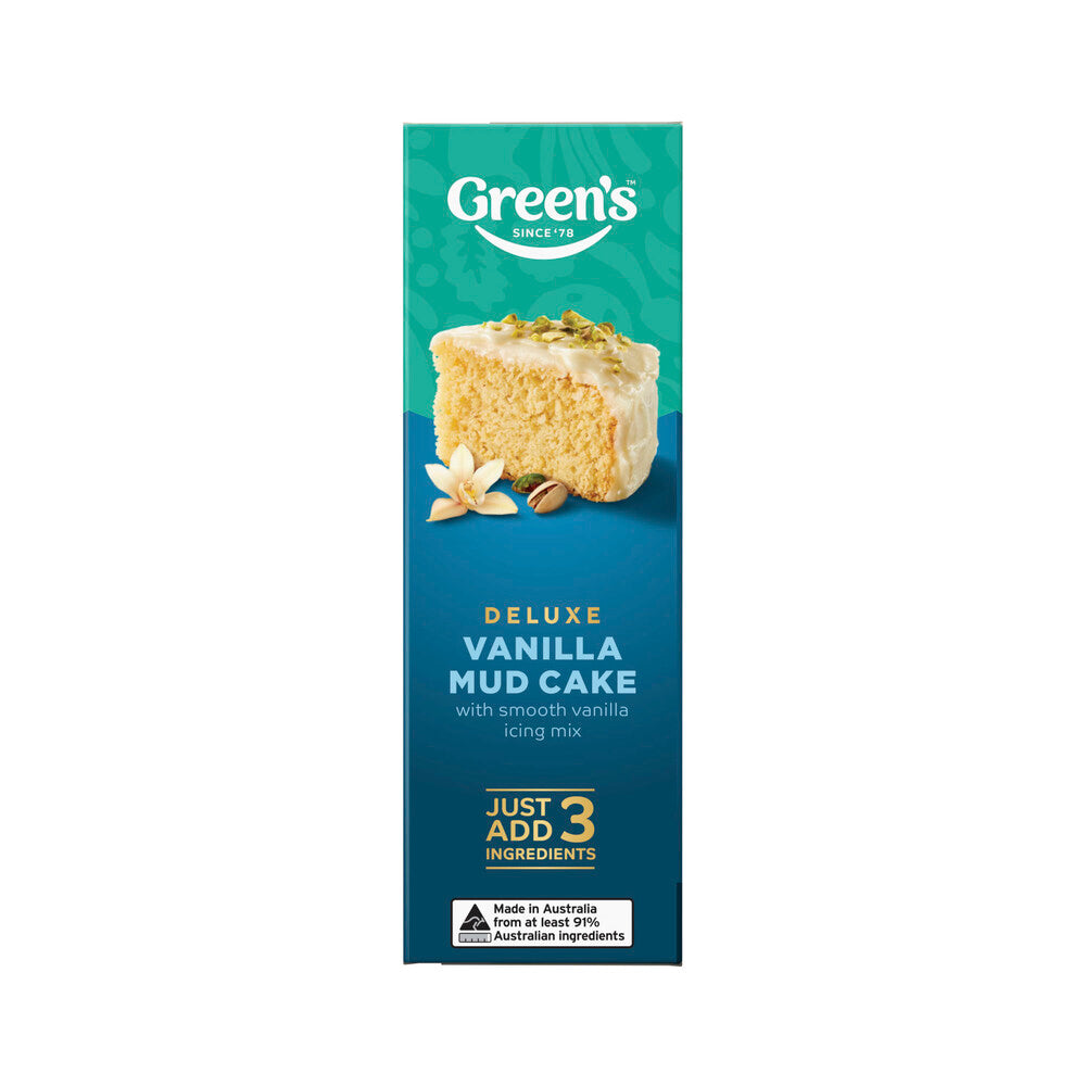Green's Deluxe Vanilla Mud Cake Mix - 600g