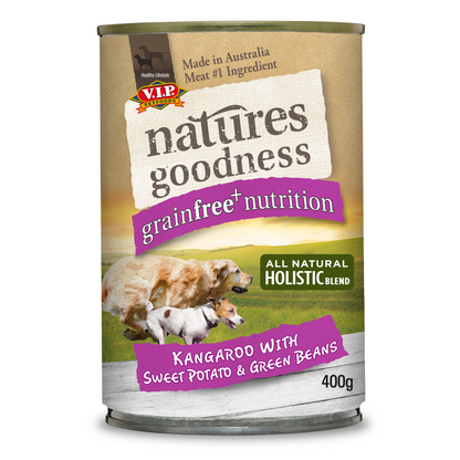 Natures Goodness Kangaroo Wet Dog Food - 400g - 12 Pack