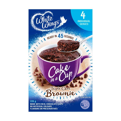 White Wings Cake In A Cup Chocolate Brownie - 220g