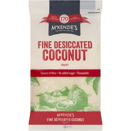 McKenzie's Coconut Fine Desiccated 250g