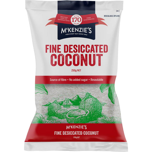 Mckenzie's Coconut Fine Desiccated 250g