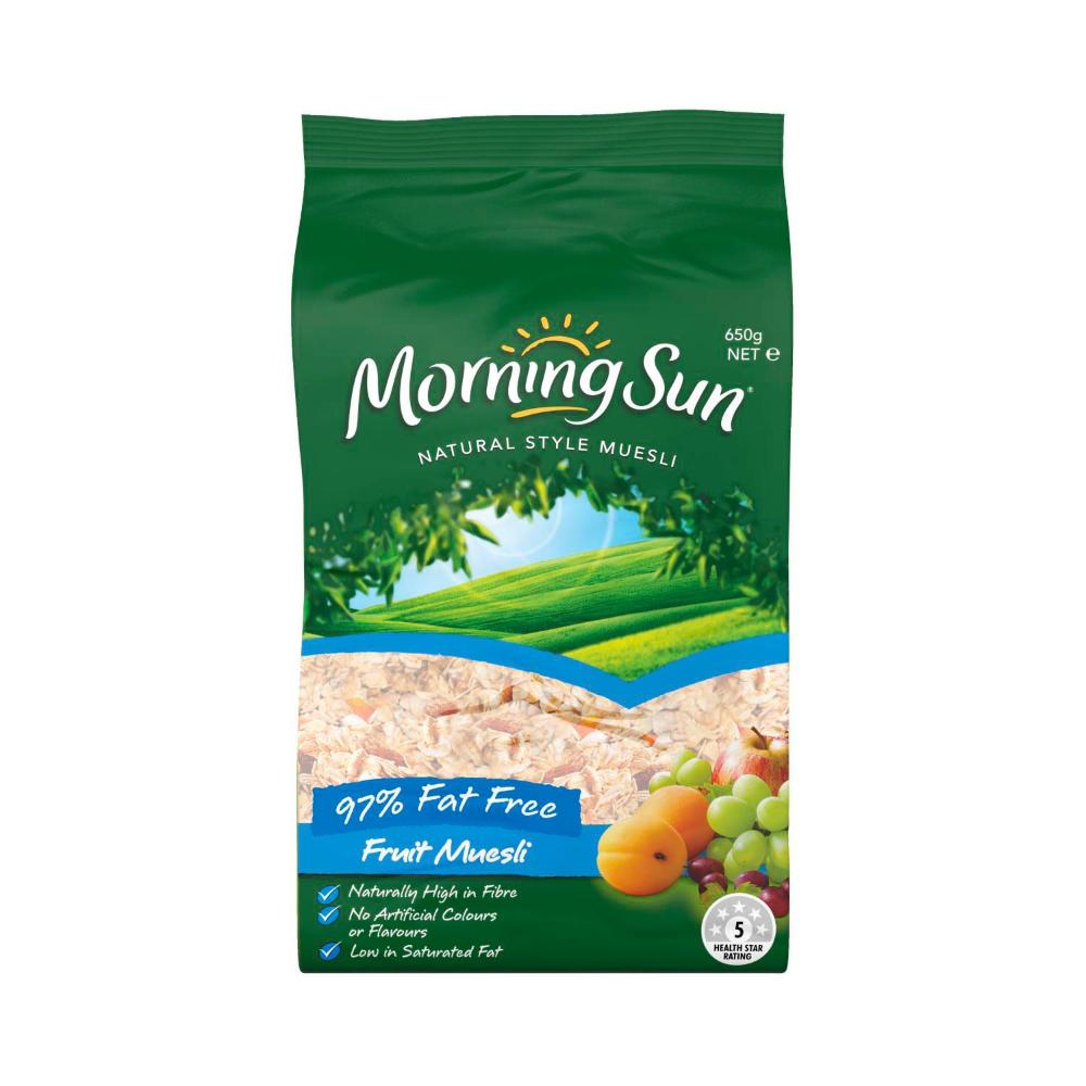 Morning Sun Natural Fruit Muesli - 650g