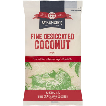 McKenzie's Coconut Fine Desiccated 250g