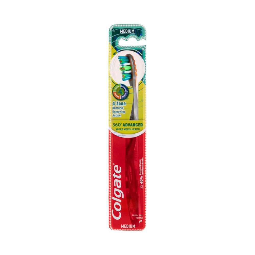 Colgate 360 Advanced Medium Manual Toothbrush - 1 pack