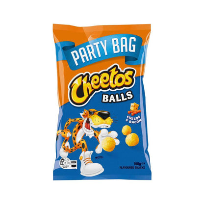 Cheetos Balls Cheese Snacks Party Bag Cheese & Bacon - 190g