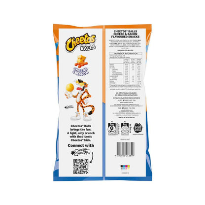 Cheetos Balls Cheese Snacks Party Bag Cheese & Bacon - 190g