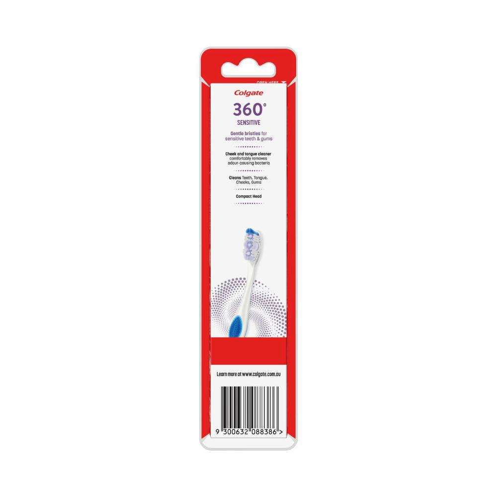 Colgate 360 Degree Sensitive Toothbrush - 2 Pack