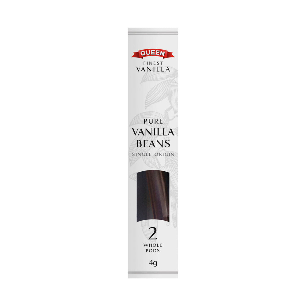 Queen Vanilla Bean Pods - 2 Pack