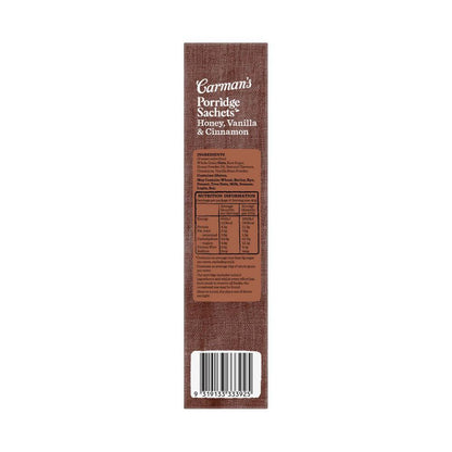 Carman's Porridge Sachets Honey Vanilla & Cinnamon 8 Pack - 320g