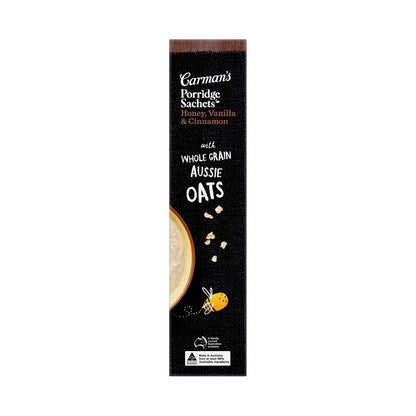Carman's Porridge Sachets Honey Vanilla & Cinnamon 8 Pack - 320g