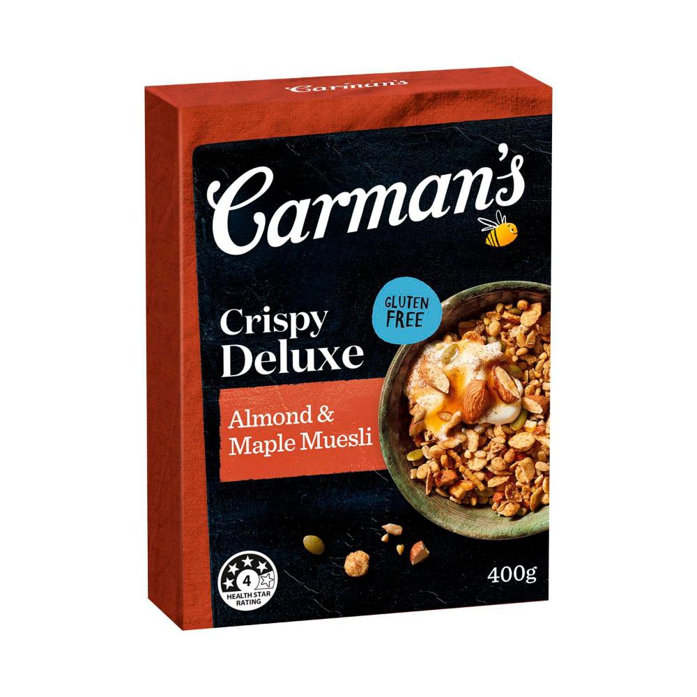 Carman's Deluxe Gluten Free Almond & Maple Muesli - 400g