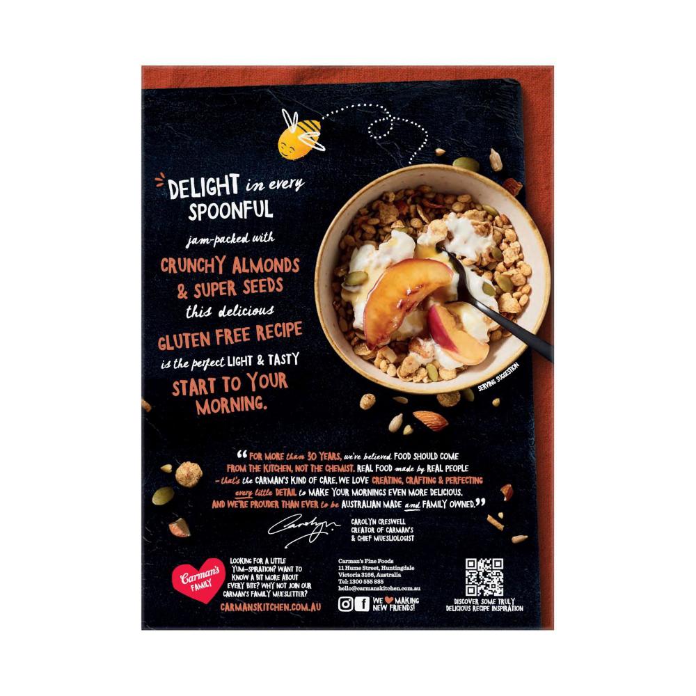 Carman's Deluxe Gluten Free Almond & Maple Muesli - 400g