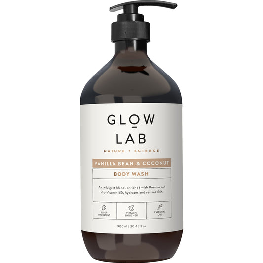 Glow Lab Body Wash Vanilla Bean & Coconut 900mL
