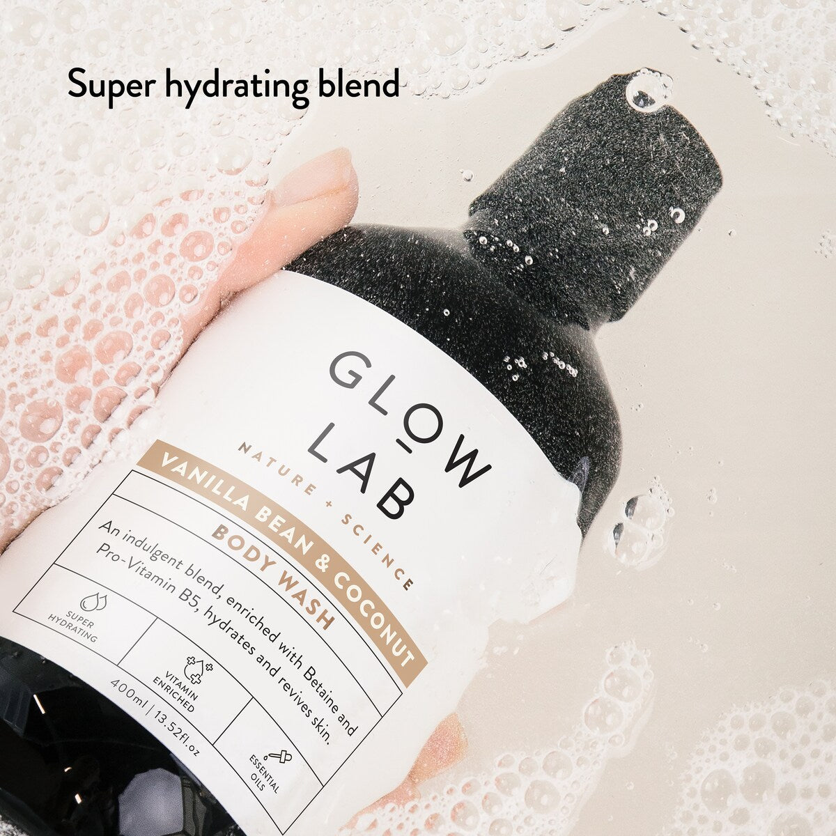 Glow Lab Body Wash Vanilla Bean & Coconut 900mL
