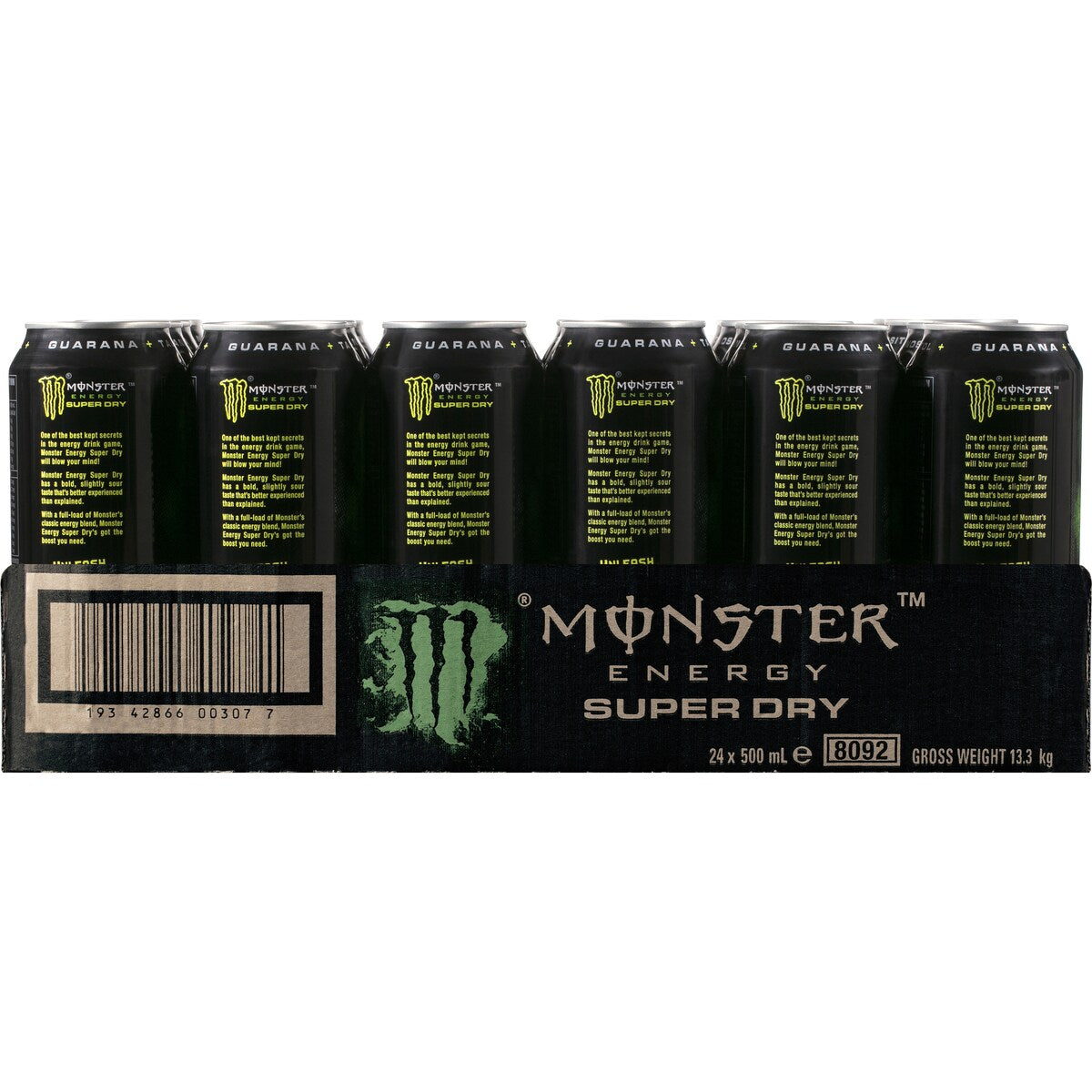 Monster Energy Super Dry Can 500ml