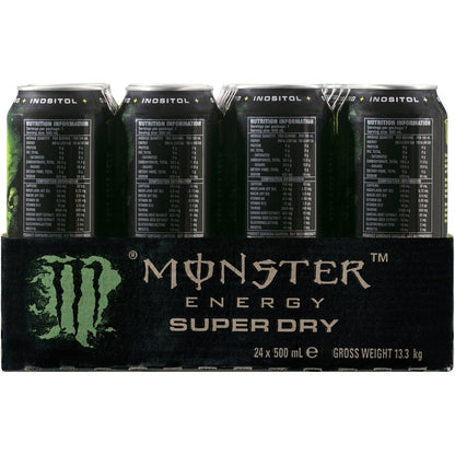 Monster Energy Super Dry Can 500ml