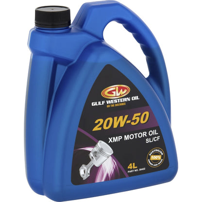 Gulf Western 20w-50 Xmp Motor Oil Sl / Cf 4l