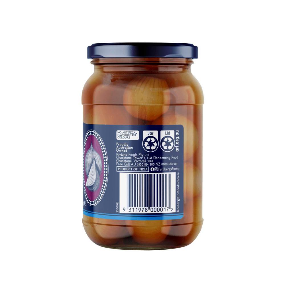 Fehlbergs Brown Pickled Onions - 500g