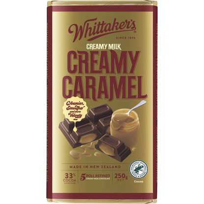 Whittakers Block Creamy Caramel 33% Cocoa 250g