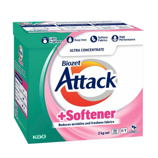 Biozet Attack Powder Plus Softener - 2kg