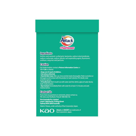 Biozet Attack Powder Plus Softener - 2kg
