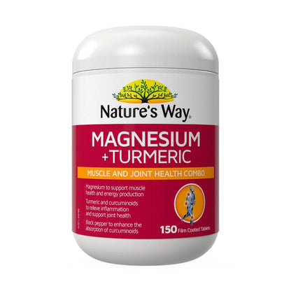Nature's Way Magnesium + Turmeric - 150 Pack