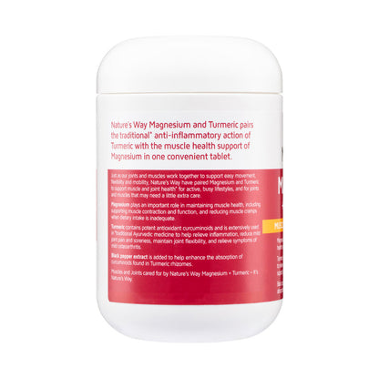 Nature's Way Magnesium + Turmeric - 150 Pack