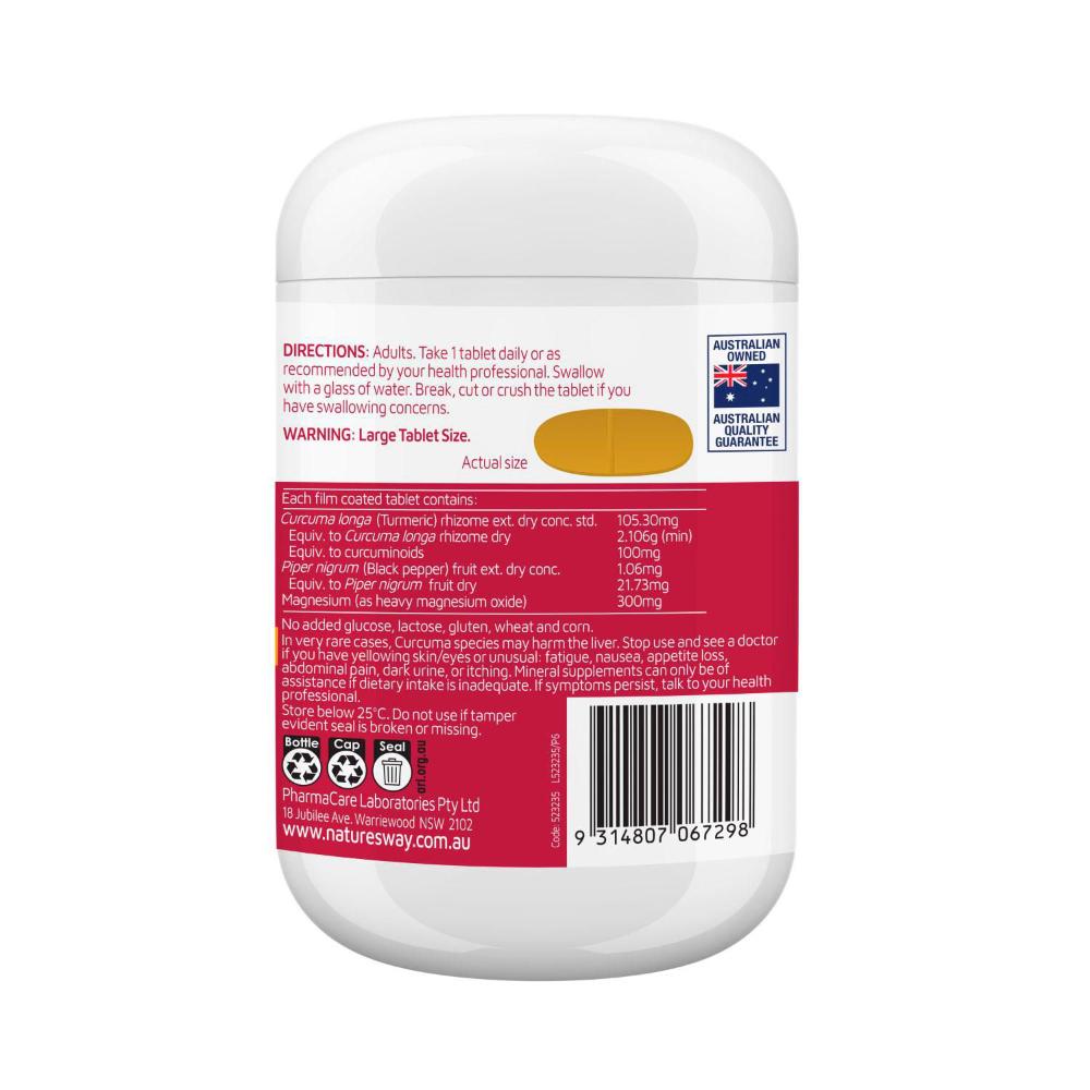 Nature's Way Magnesium + Turmeric - 150 Pack