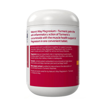 Nature's Way Magnesium + Turmeric - 150 Pack
