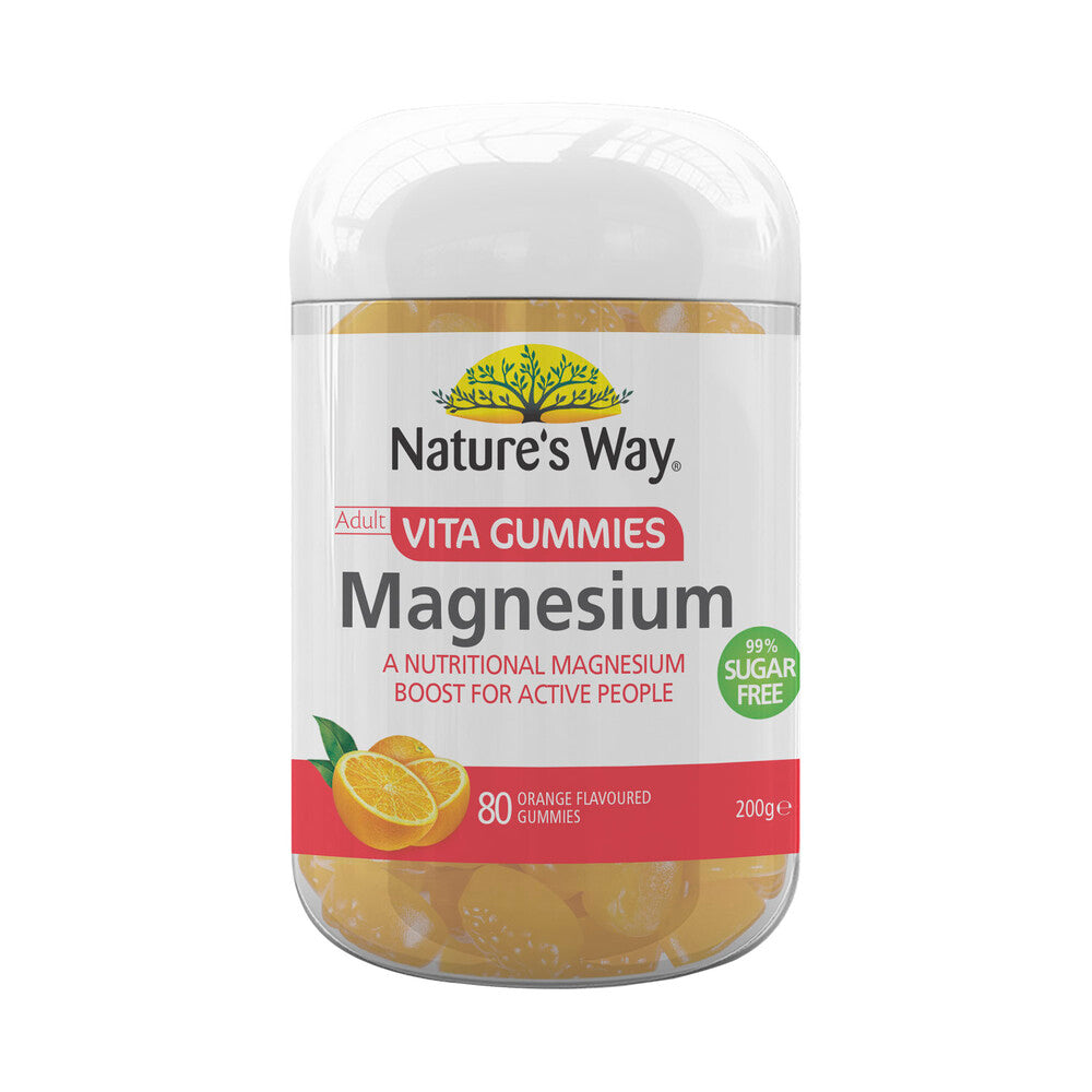 Nature's Way Adults Vita Gummies Magnesium - 80 pack