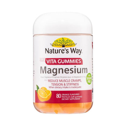 Nature's Way Adults Vita Gummies Magnesium - 80 pack