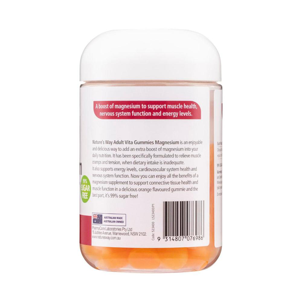 Nature's Way Adults Vita Gummies Magnesium - 80 pack