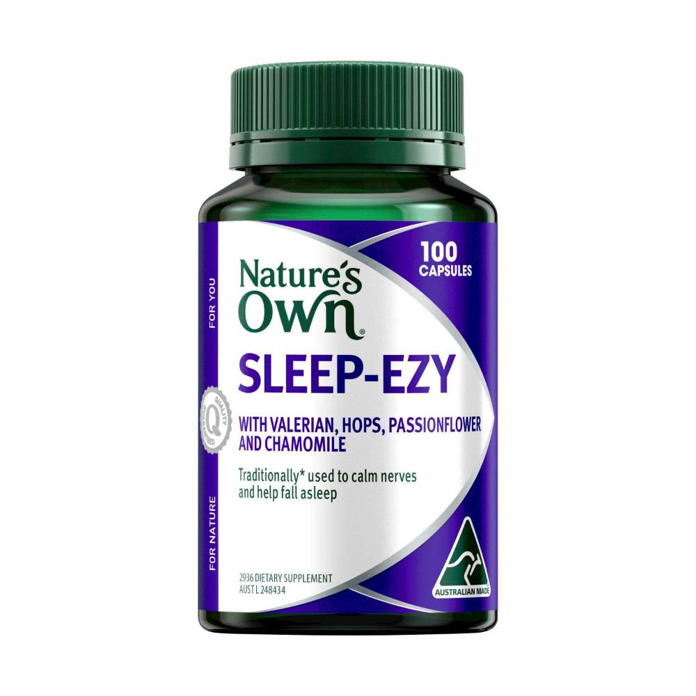 Nature's Own Sleep Ezy Capsules W. Chamomile Valerian + Hops - 100 pack