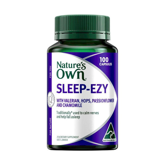 Nature's Own Sleep Ezy Capsules W. Chamomile Valerian + Hops - 100 pack