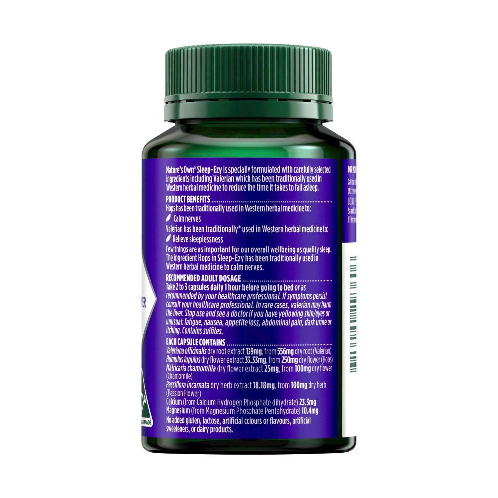 Nature's Own Sleep Ezy Capsules W. Chamomile Valerian + Hops - 100 pack