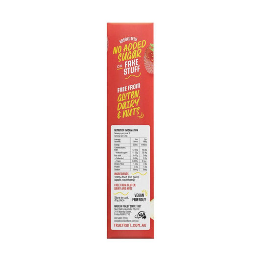 True Fruit Strips Apple & Strawberry - 120g