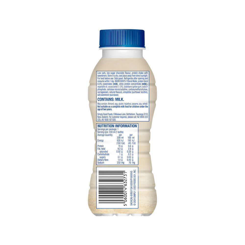Atkins Low Carb Chocolate Flavour Protein Shake - 330mL
