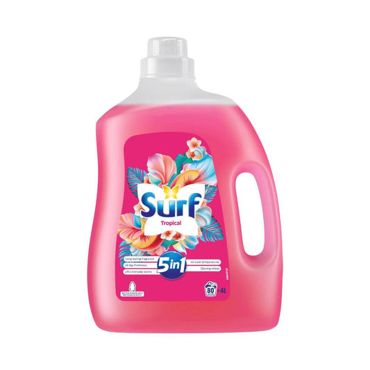 Surf Laundry Liquid Detergent Tropical 80 Washes - 4L