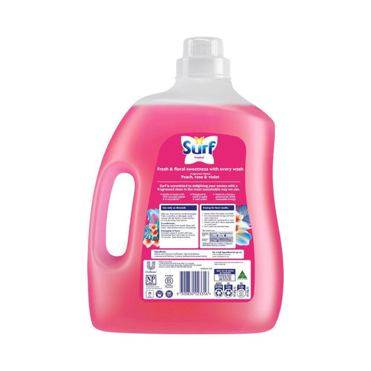 Surf Laundry Liquid Detergent Tropical 80 Washes - 4L